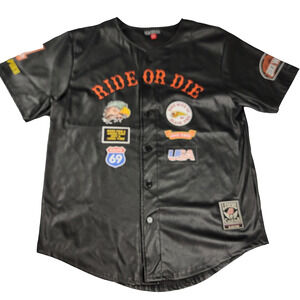 Black Pike Shirt Mens 2XL Black Ride or Die Legend Collection USA Biker (1099)